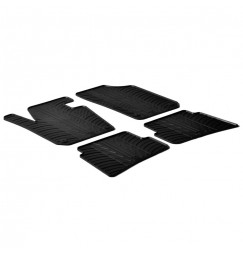 Set tappeti su misura in gomma - compatibile per  Seat Ibiza 5p (06/08>05/17) -  Seat Ibiza SC (10/08>05/17) -  Seat Ibiza ST (0