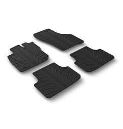Set tappeti su misura in gomma - compatibile per  Seat Leon 5p (06/20>) anche ibrida -  Seat Leon Sportstourer (06/20>) anche ib