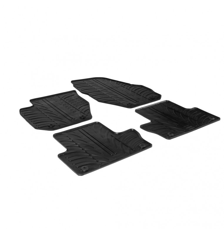 Set tappeti su misura in gomma - compatibile per  Volvo XC60 (11/08>04/17)