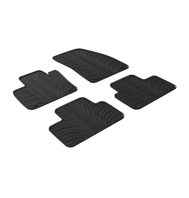 Set tappeti su misura in gomma - compatibile per  Volvo XC40 (10/17>) automatico