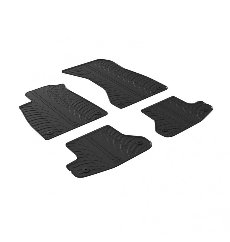 Set tappeti su misura in gomma - compatibile per  Audi A5 Cabrio (03/17>) -  Audi A5 Coupè (09/16>)