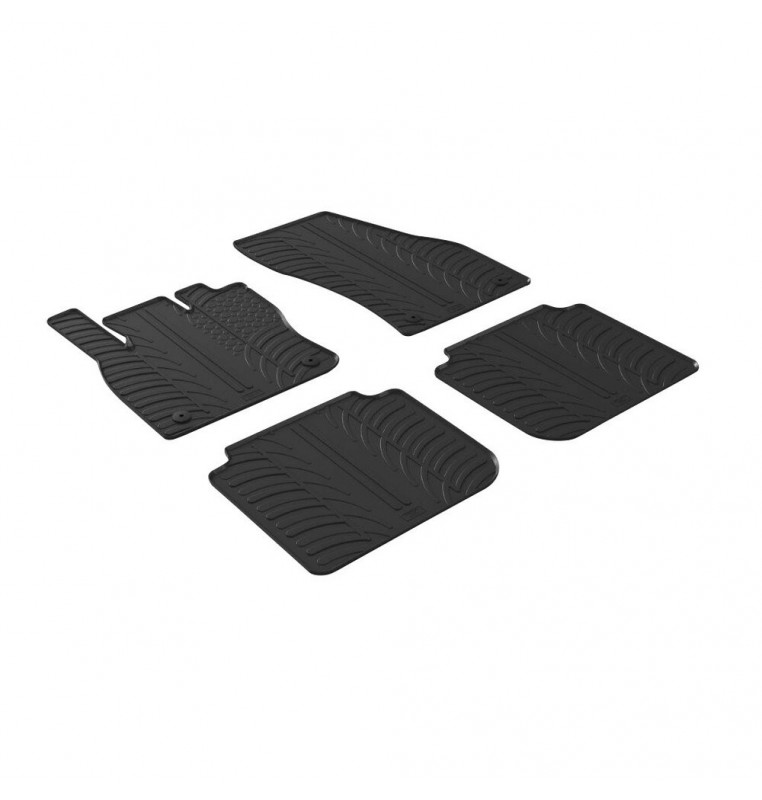 Set tappeti su misura in gomma - compatibile per  Skoda Kodiaq (04/17>)