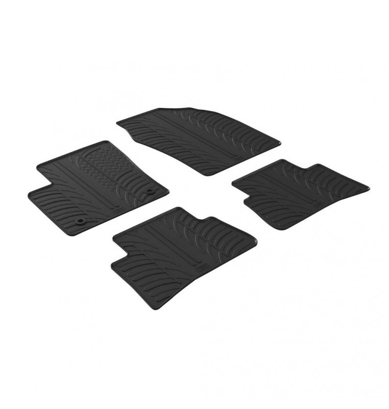 Set tappeti su misura in gomma - compatibile per  Toyota C-HR (12/16>)