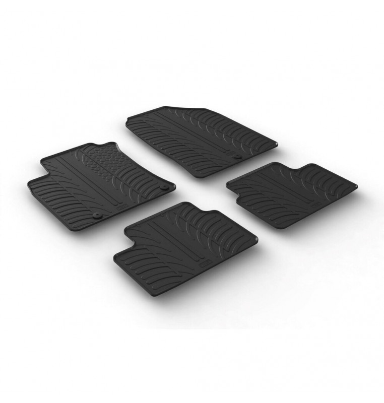 Set tappeti su misura in gomma - compatibile per  Hyundai i30 5p (01/17>) manuale