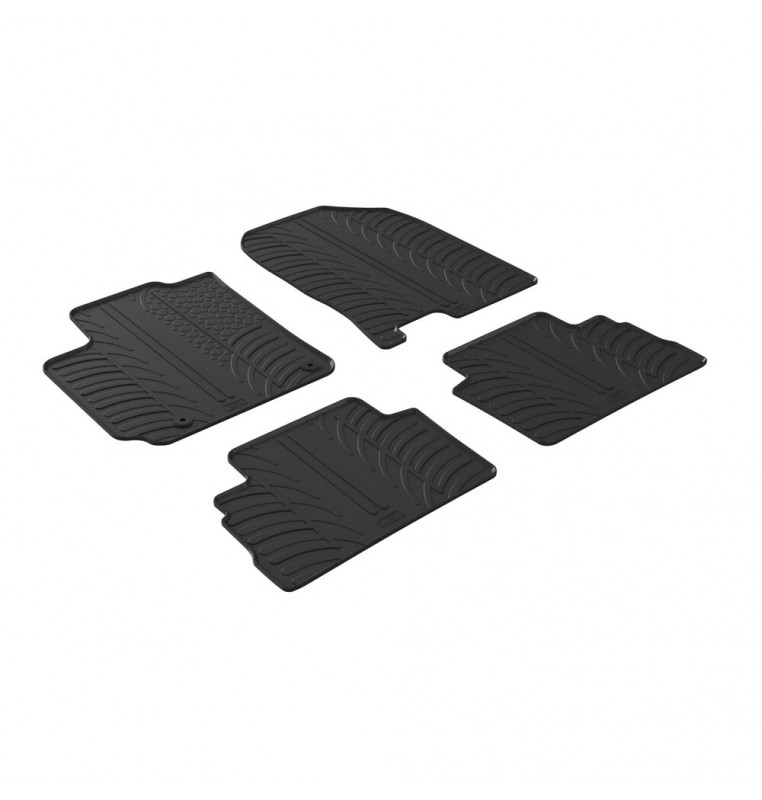 Set tappeti su misura in gomma - compatibile per  Hyundai Kona (10/17>)