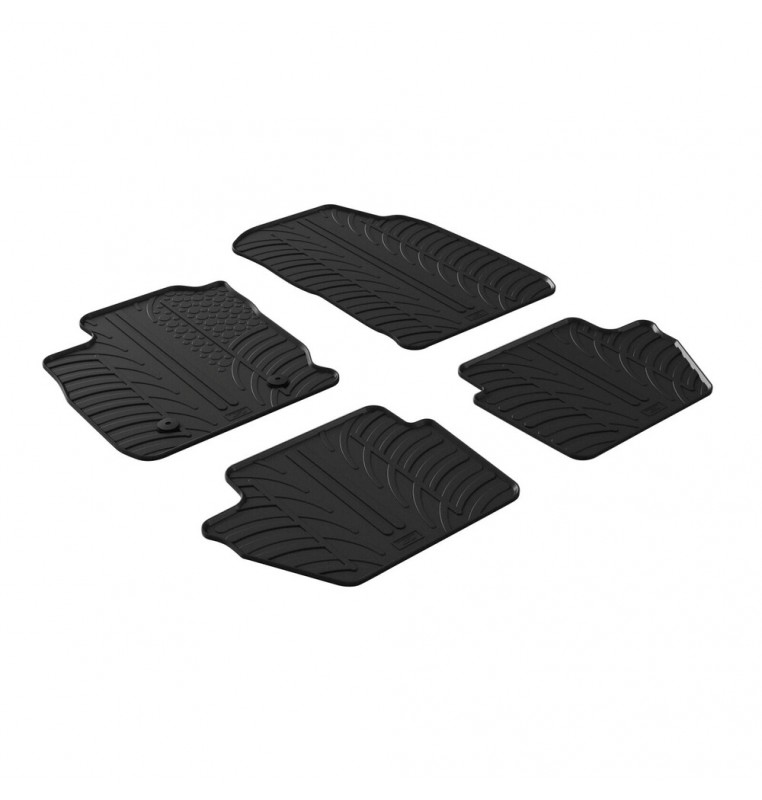 Set tappeti su misura in gomma - compatibile per  Ford Ecosport (03/14>)