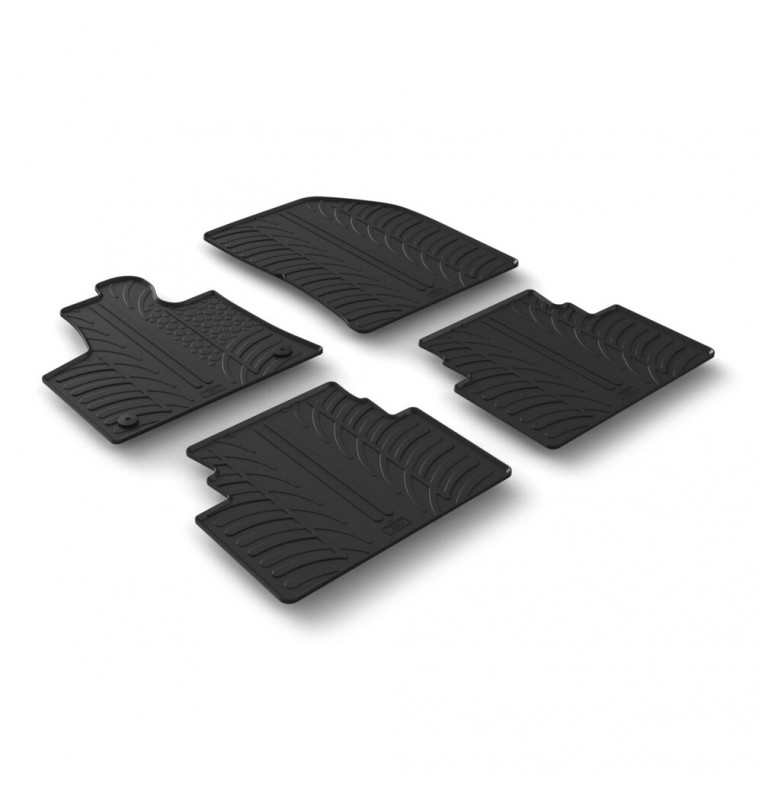 Set tappeti su misura in gomma - compatibile per  Citroen C5 Aircross (12/18>)