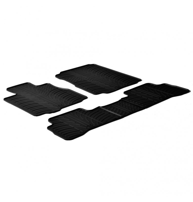 Set tappeti su misura in gomma - compatibile per  Honda CR-V (01/07>09/12)