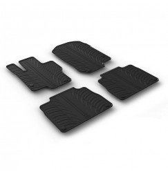 Set tappeti su misura in gomma - compatibile per  Mercedes GLE (01/19>) automatico