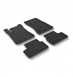 Set tappeti su misura in gomma - compatibile per  Mercedes CLA 4p (05/19>)
