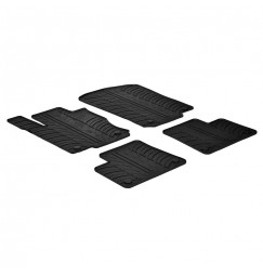 Set tappeti su misura in gomma - compatibile per  Mercedes GLE 5p (07/15>12/18) -  Mercedes ML (10/11>12/15)