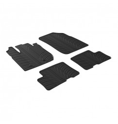 Set tappeti su misura in gomma - compatibile per  Dacia Duster (02/18>)