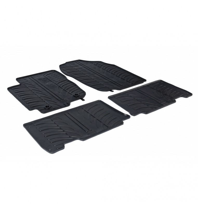 Set tappeti su misura in gomma - compatibile per  Toyota Rav4 (03/13>02/19) no 4x4, no automatico