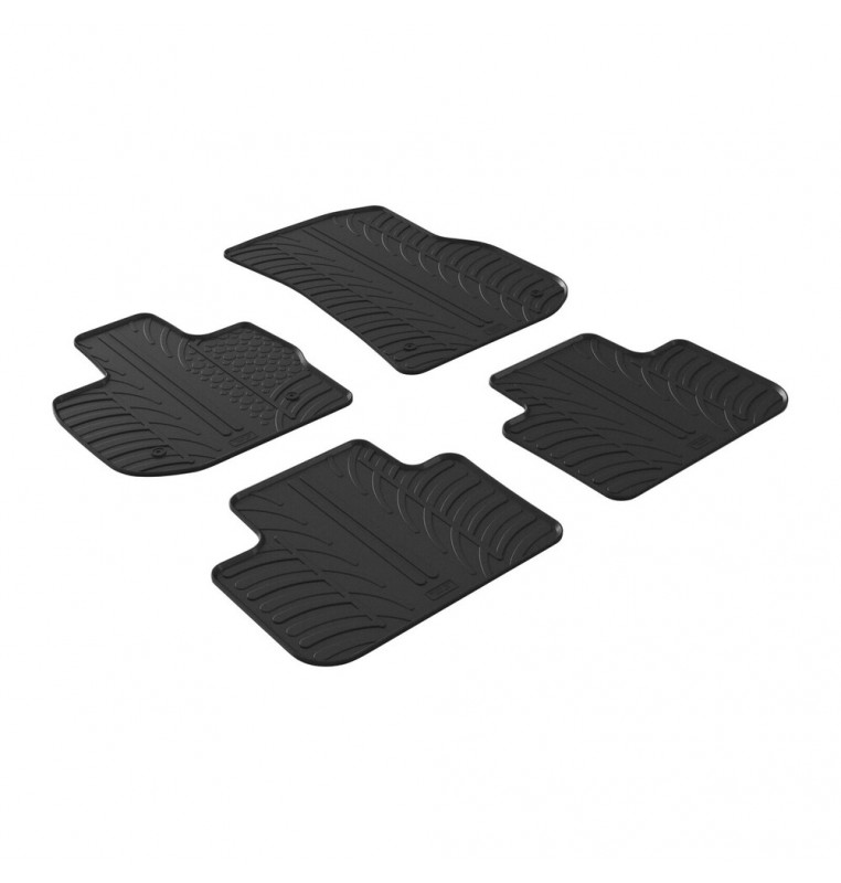 Set tappeti su misura in gomma - compatibile per  Bmw X3 (G01) (08/17>) automatico