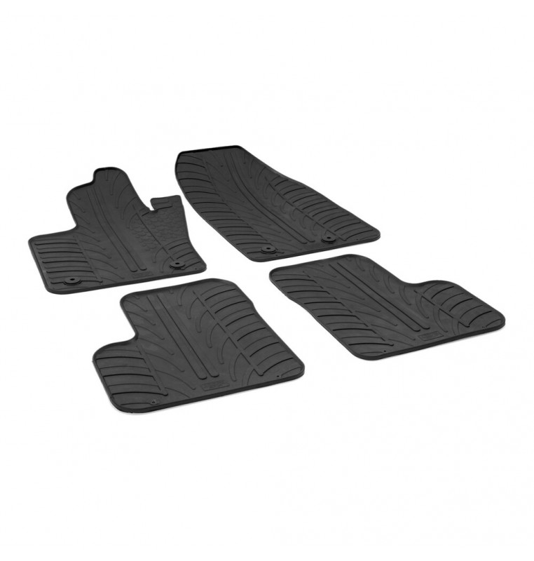 Set tappeti su misura in gomma - compatibile per  Fiat 500X (02/15>) -  Jeep Renegade (09/14>)