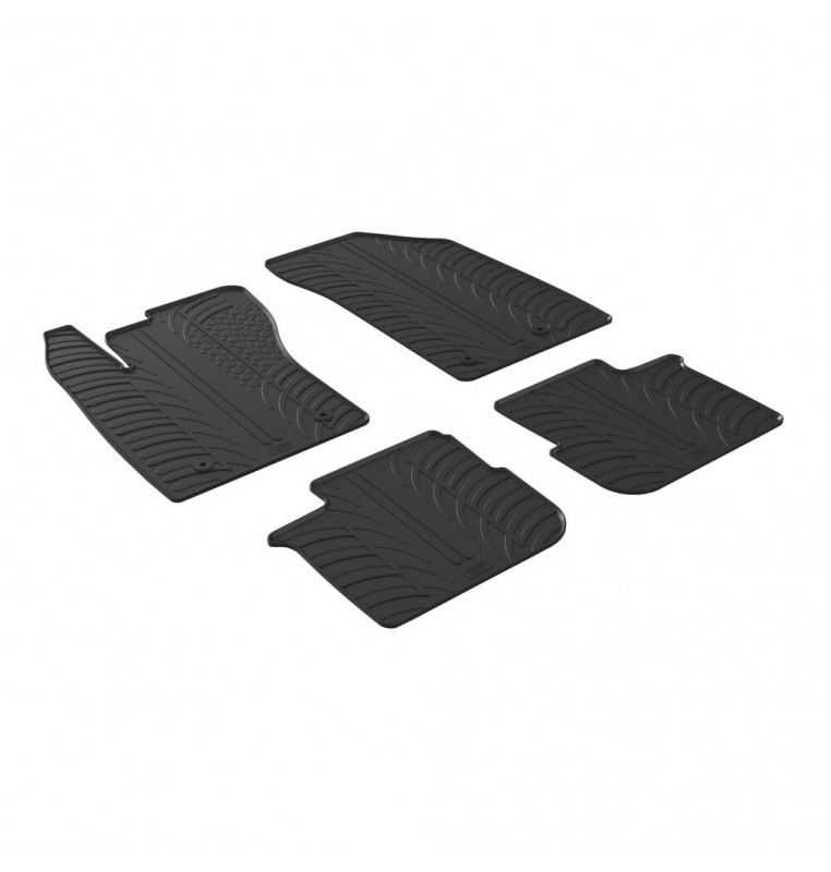 Set tappeti su misura in gomma - compatibile per  Fiat Tipo 5p (05/16>09/20) -  Fiat Tipo sw (09/16>09/20) -  Fiat Tipo 5p (10/2