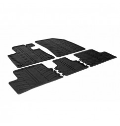 Set tappeti su misura in gomma - compatibile per  Citroen C4 Picasso (06/13>05/18) -  Citroen C4 Spacetourer (06/18>)