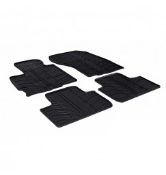 Set tappeti su misura in gomma - compatibile per  Citroen C4 Aircross (04/12>12/17) -  Mitsubishi ASX (07/10>12/12)