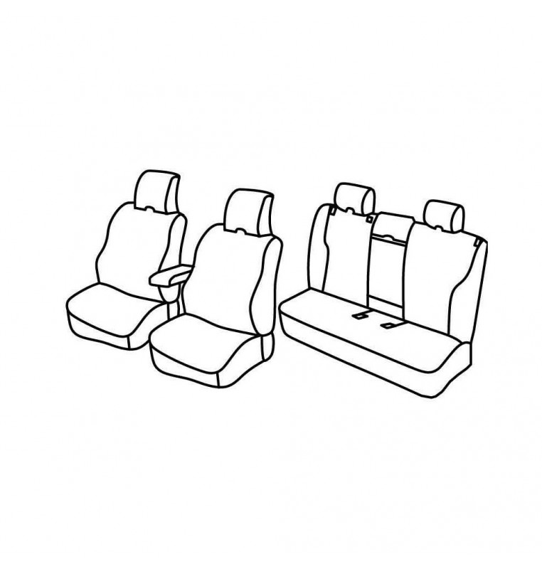 Set coprisedili Superior - Beige - compatibile per Volvo XC60 (11/08>04/17)