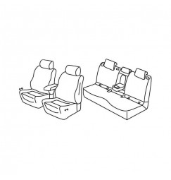 Set coprisedili Superior - Beige - compatibile per Volvo XC40 (10/17>) R-Design