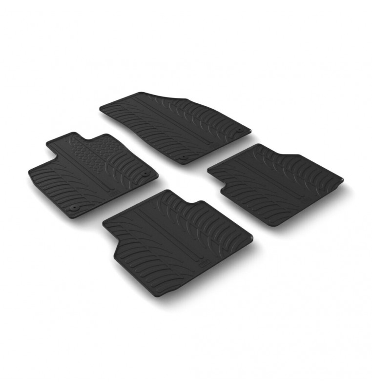 Set tappeti su misura in gomma - compatibile per  Audi Q4 E-Tron 5p (06/21>)