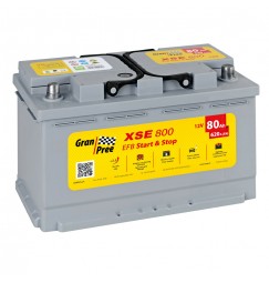 Batteria 12V - Gran Pree Start-Stop EFB - 80 Ah - 620 A - L4