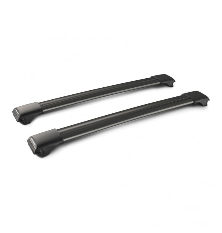 Rail Black, coppia barre portatutto in alluminio - 85 cm
