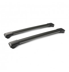 Rail Black, coppia barre portatutto in alluminio - 97 cm