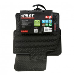 Pilot, set tappeti su misura in eco gomma - compatibile per Seat Leon 5p (01/13>05/20) no 4x4, no automatico - Seat Leon SC (06/