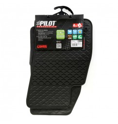 Pilot, set tappeti su misura in eco gomma - compatibile per Abarth Punto 3p (05/08>06/11)  - Abarth Punto Evo 3p (06/10>04/12)  
