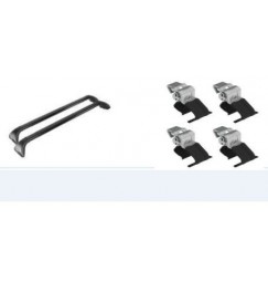 Barre portatutto in acciaio per Mitsubishi Outlander profilo piatto 2019 2020