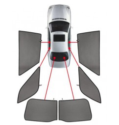 TENDINE PRIVACY PARASOLE Polo Volkswgen 5 porte 2019 in poi