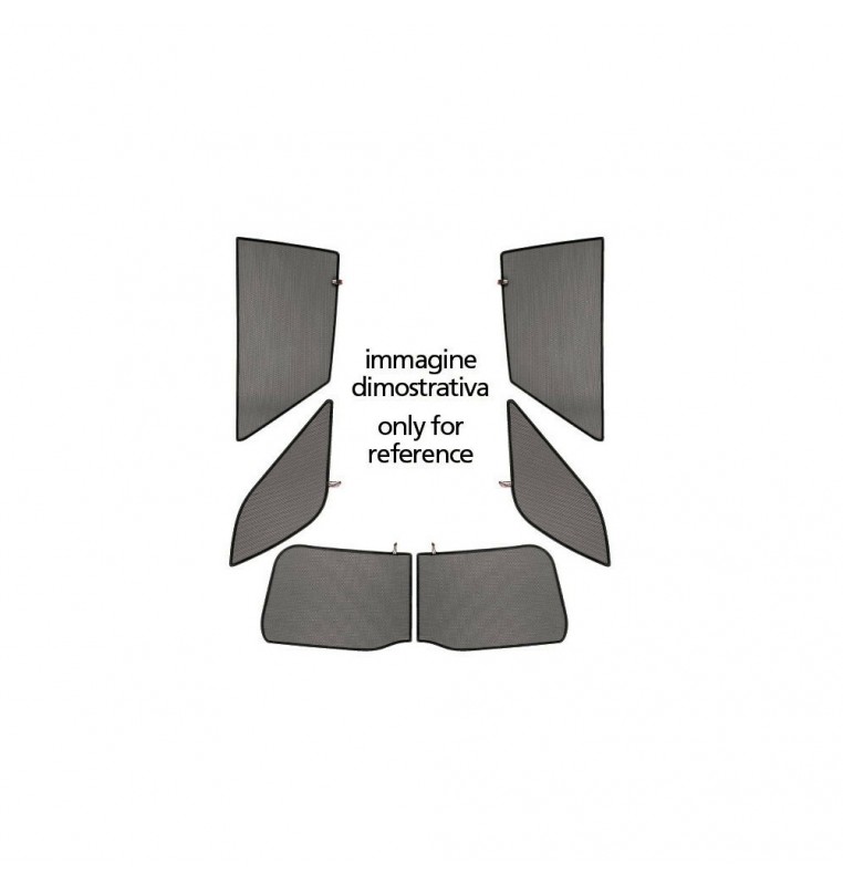 Kit tendine Privacy - 6 pz  - compatibile per  Seat Leon 5p Guarnizione 5-D