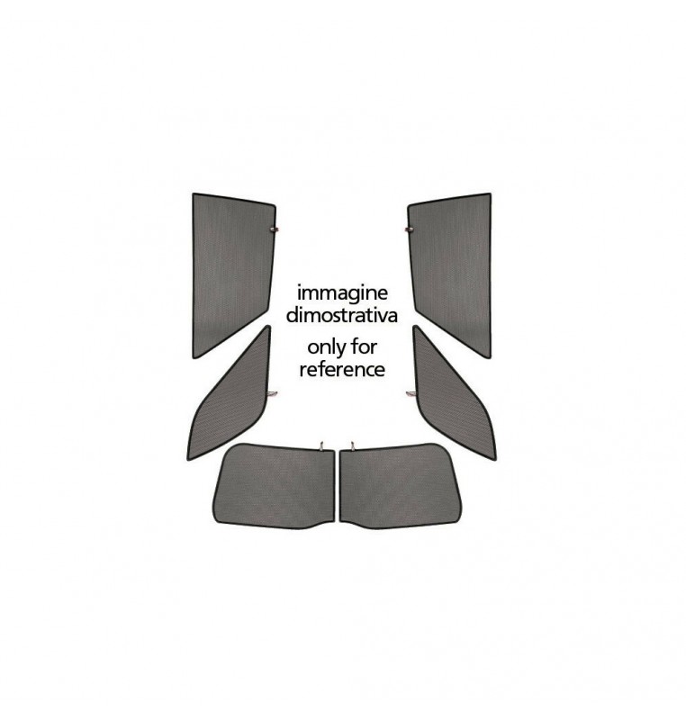 Kit tendine Privacy - 6 pz  - compatibile per  Audi A3 Sportback (09/04 10/12) Guarnizione 5-A