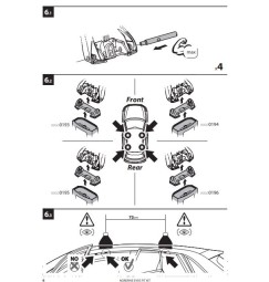 2 Barre STANDARD  per VW Polo 1.0 2024  portapacchi con bottone sportello