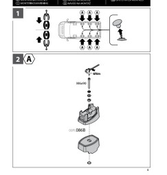 3 Barre portatutto per Opel Combo ultima versione 2020 portapacchi Nordrive Kargo in acciaio nero Tetto A con bottoni