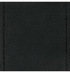 Premium Perforated, coprivolante in pelle - L - Ø 37/39 cm - Nero