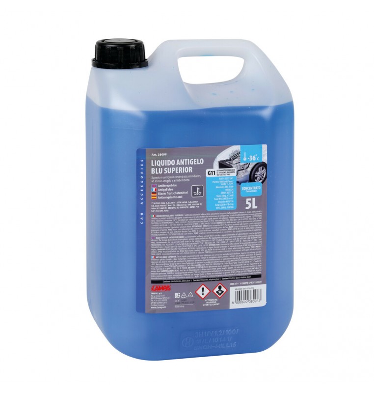 Superior-Blu, liquido antigelo concentrato - 5 L