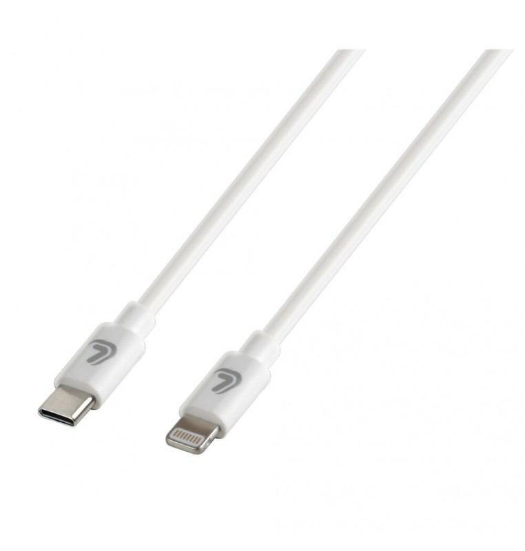 Linea Essentials, Cavo Usb C > Apple 8 Pin - 100 cm - Bianco