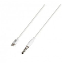 Linea Essentials, cavo Apple 8 Pin > Aux - 100 cm - Bianco