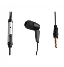 Linea Essentials, Auricolare stereo con microfono - 120 cm - Nero