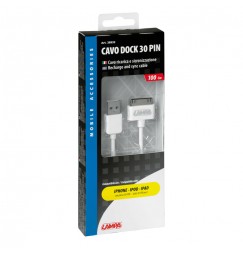 Cavo Usb > Apple Dock 30 Pin - 100 cm - Bianco